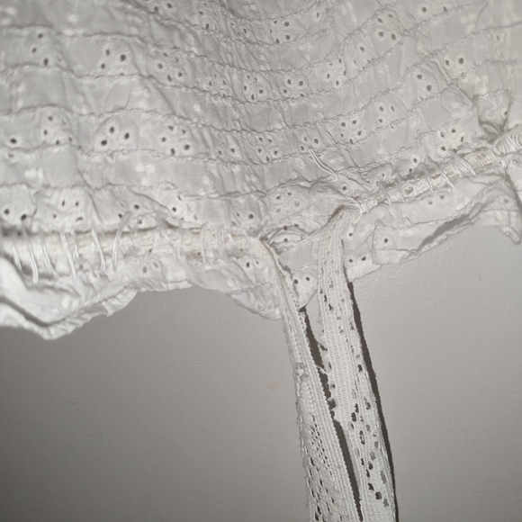 Gorgeous Rinascimento 100% Cotton Princess Puff Sleeve Cropped Blouse - Picture 10 of 10